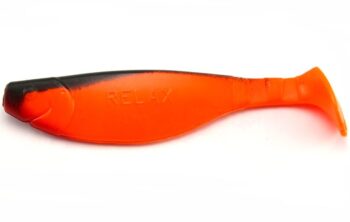 Relax 4" Kopyto Shad - Orange/Black Back