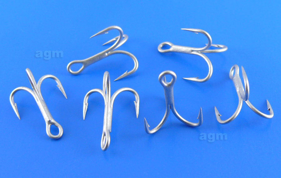 VMC 8527PS 8527 PS 6x Strong Saltwater Steel FISHFIGHTER Treble 3 Hooks  Size 2/0 for sale online