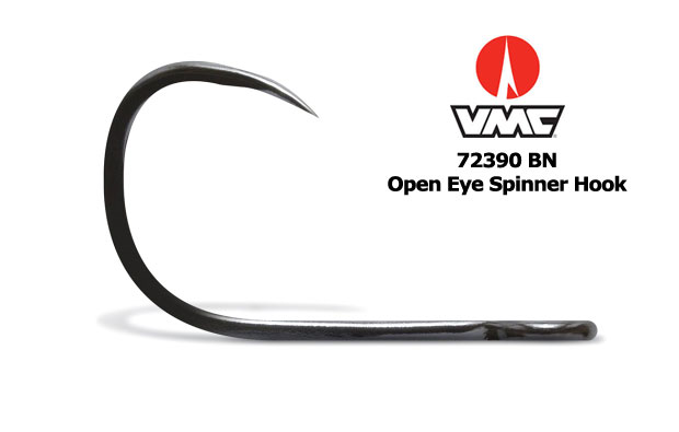 VMC 7239O Open Eye Barbless Spinner Hook - Size 10 (12pcs)