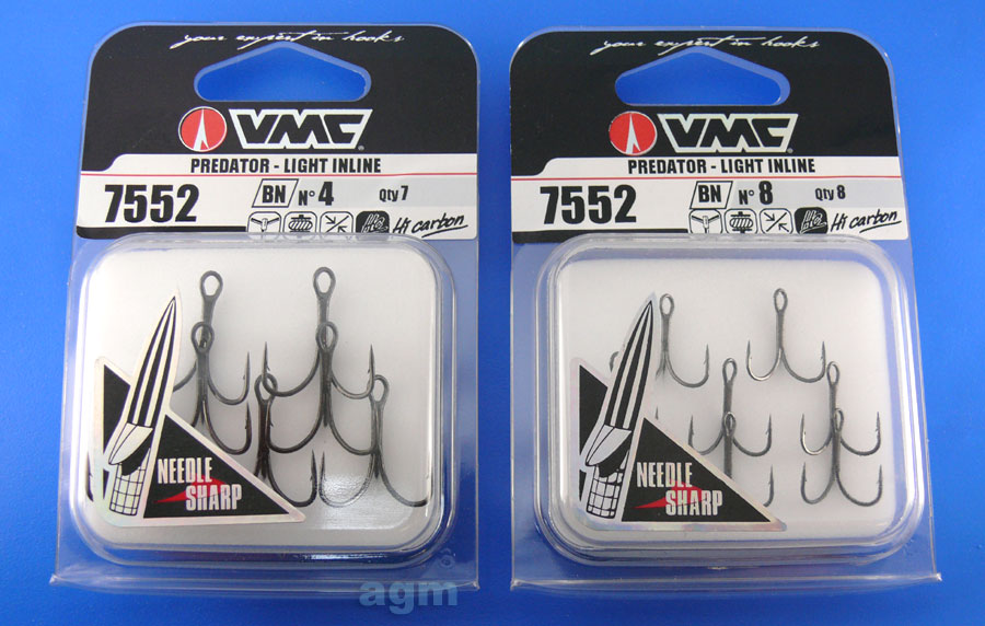 Vmc Treble Hook 7552 Bn (8Pcs) Size 8