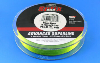 Sufix 832 Braid 9.2kg/20lb (120mtrs) - Neon Lime