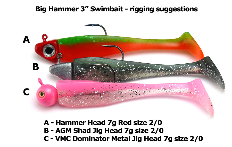 Big Hammer 3 Swimbait - City Shrimp (5pcs)
