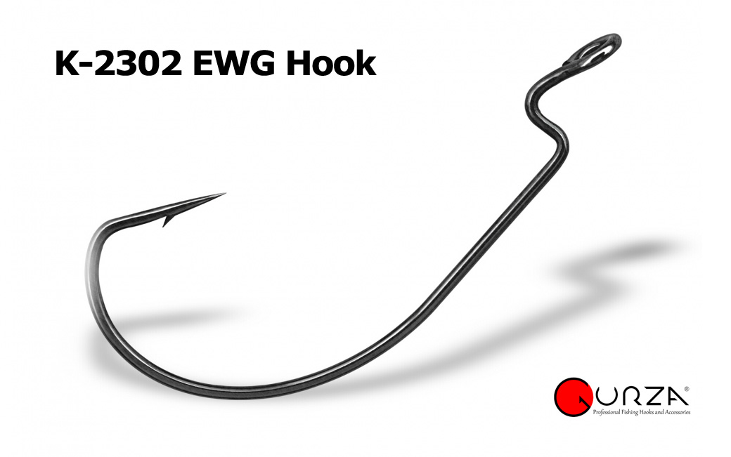 Gurza K-1307 Round Bend Hook - Size 2/0 (8pcs)
