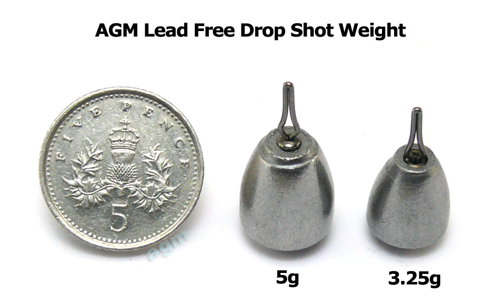AGM Lead Free Drop Shot Weight 3.25g (4pcs)