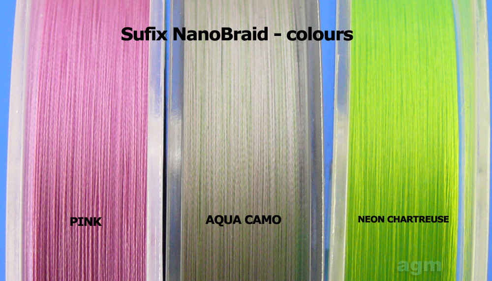 Sufix NanoBraid 6 lb Aqua Camo